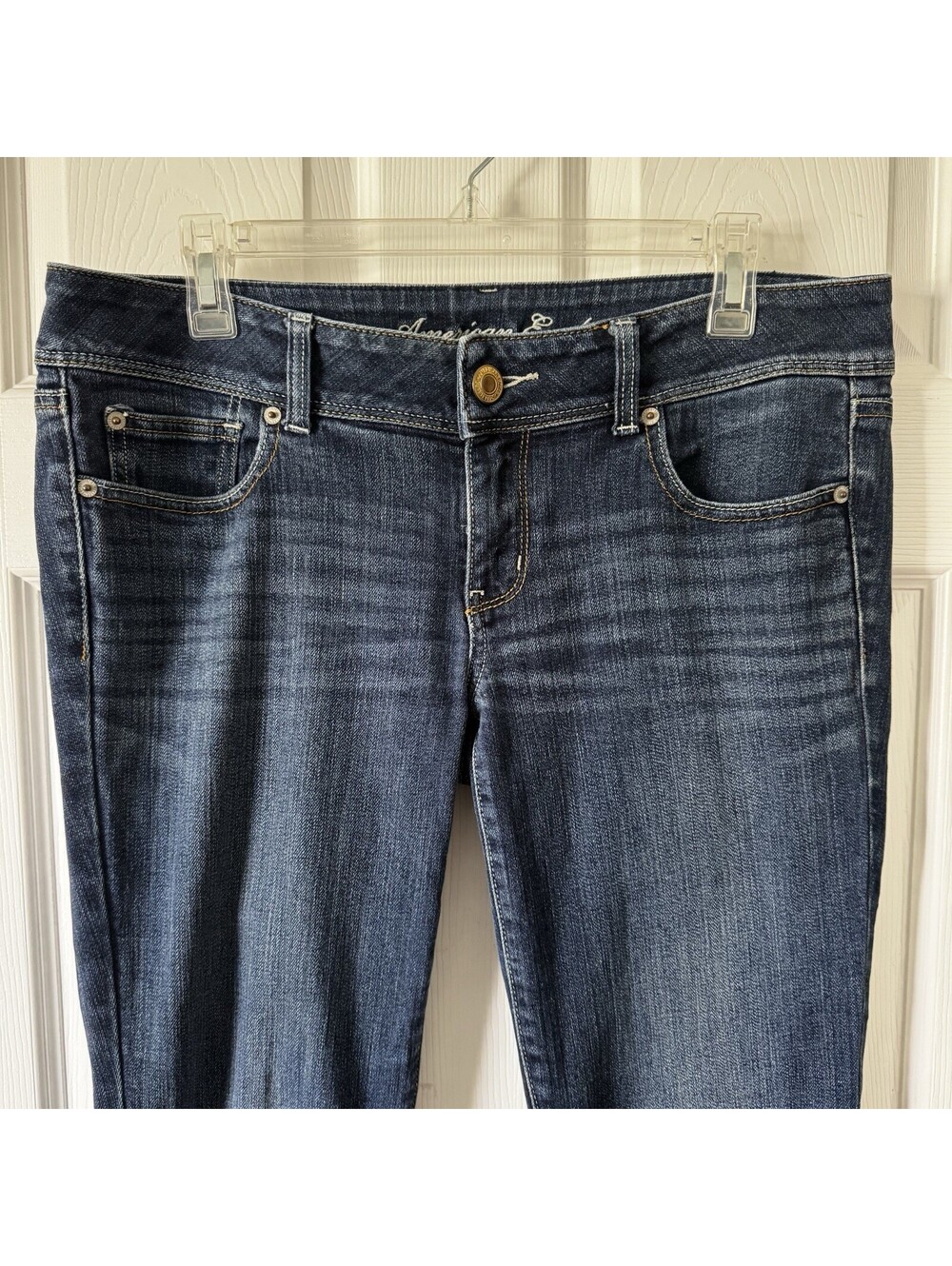 AMERICAN EAGLE Super Stretch Slim Boot Low Rise WOMENS JEANS Size 10R